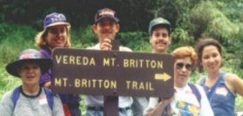 Our first hiking program in El Yunque (July, 1994)