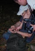 Lawrence Millman and Father S�nchez at El Yunque National Forest.
