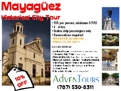MAYAG�EZ HISTORICAL CITY TOUR COUPON