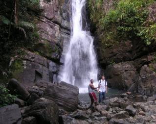 La Mina Waterfall on less visited hours (El Yunque Hybrid for Groups)